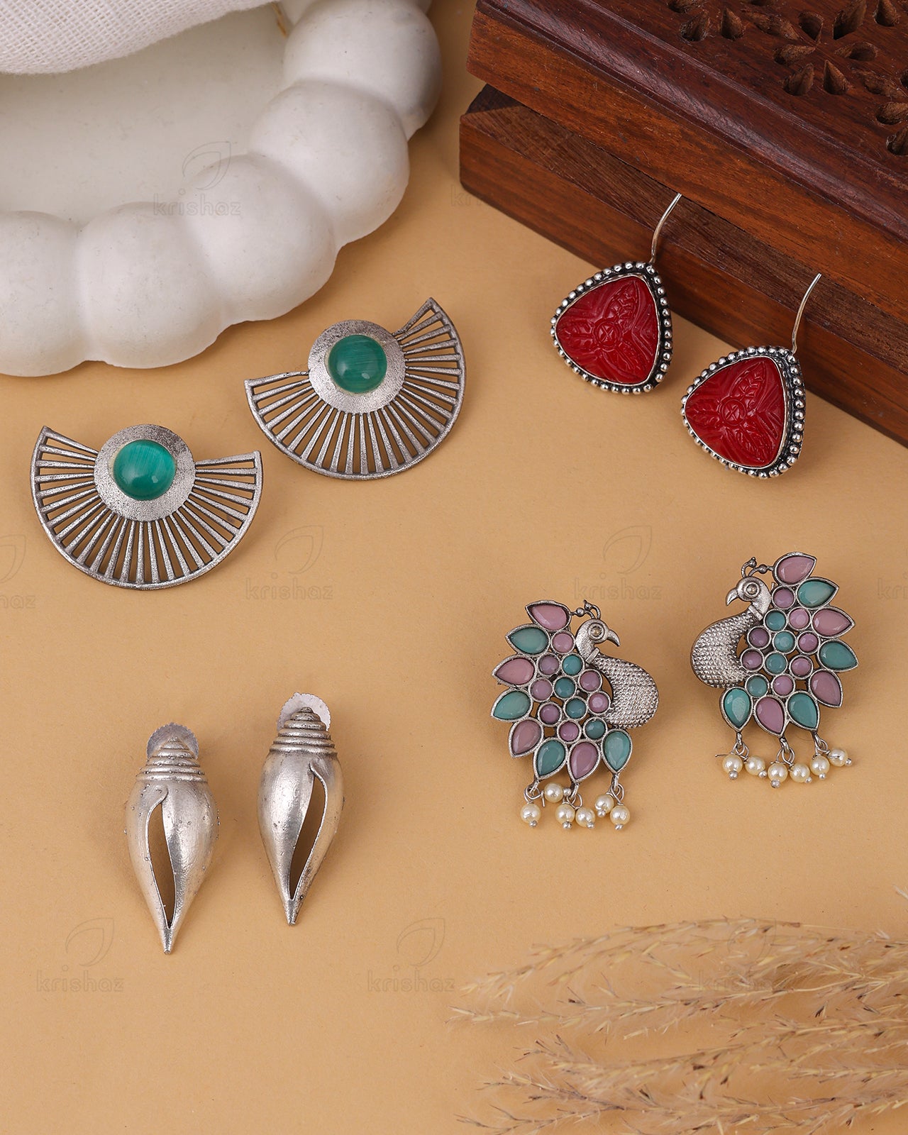 Siyona Combo Earring Set - wxo