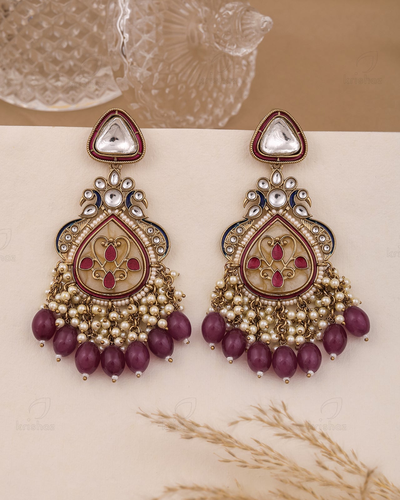 Nidhi Kundan Danglers-M