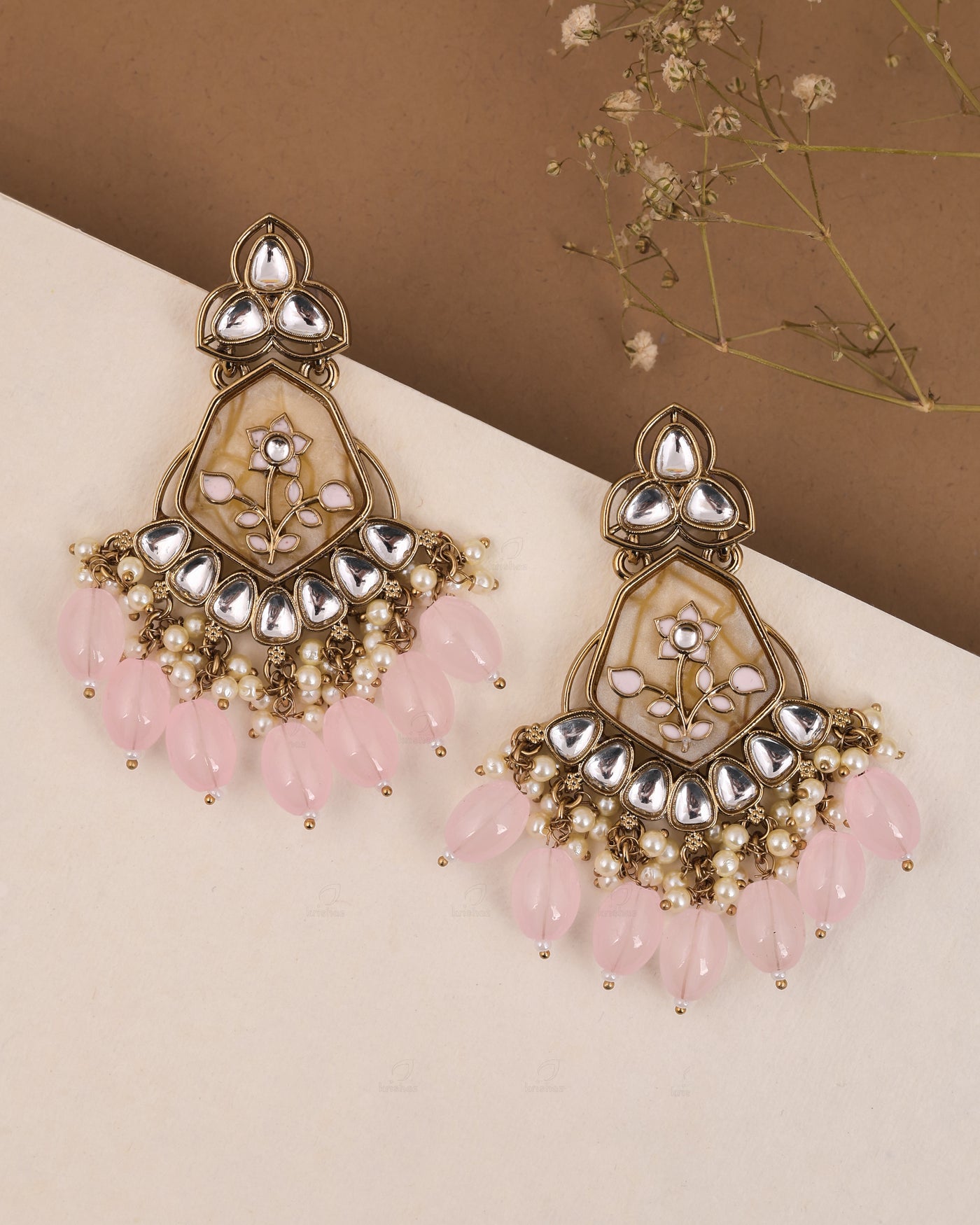 Anaya Kundan Danglers-M