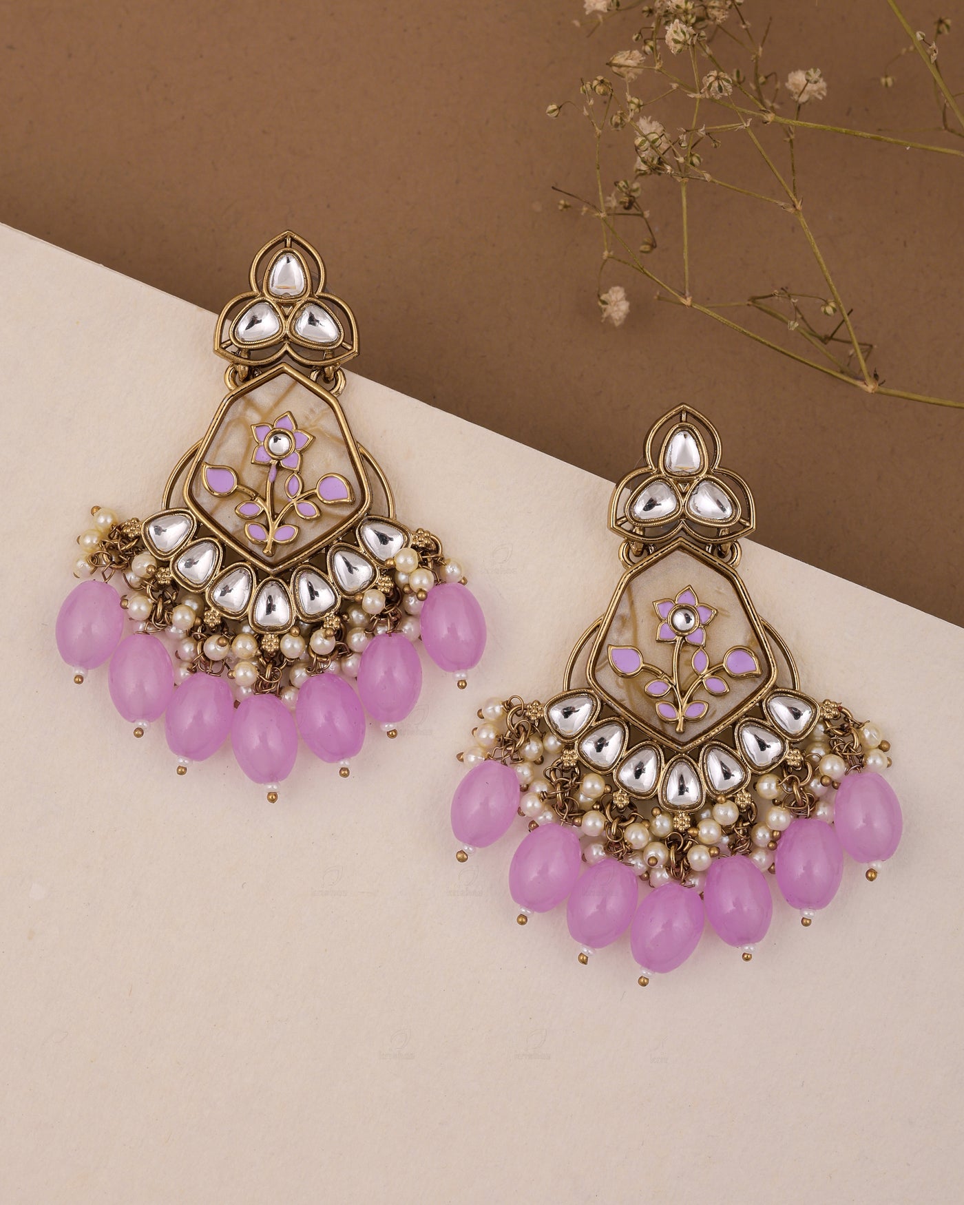 Anaya Kundan Danglers-M