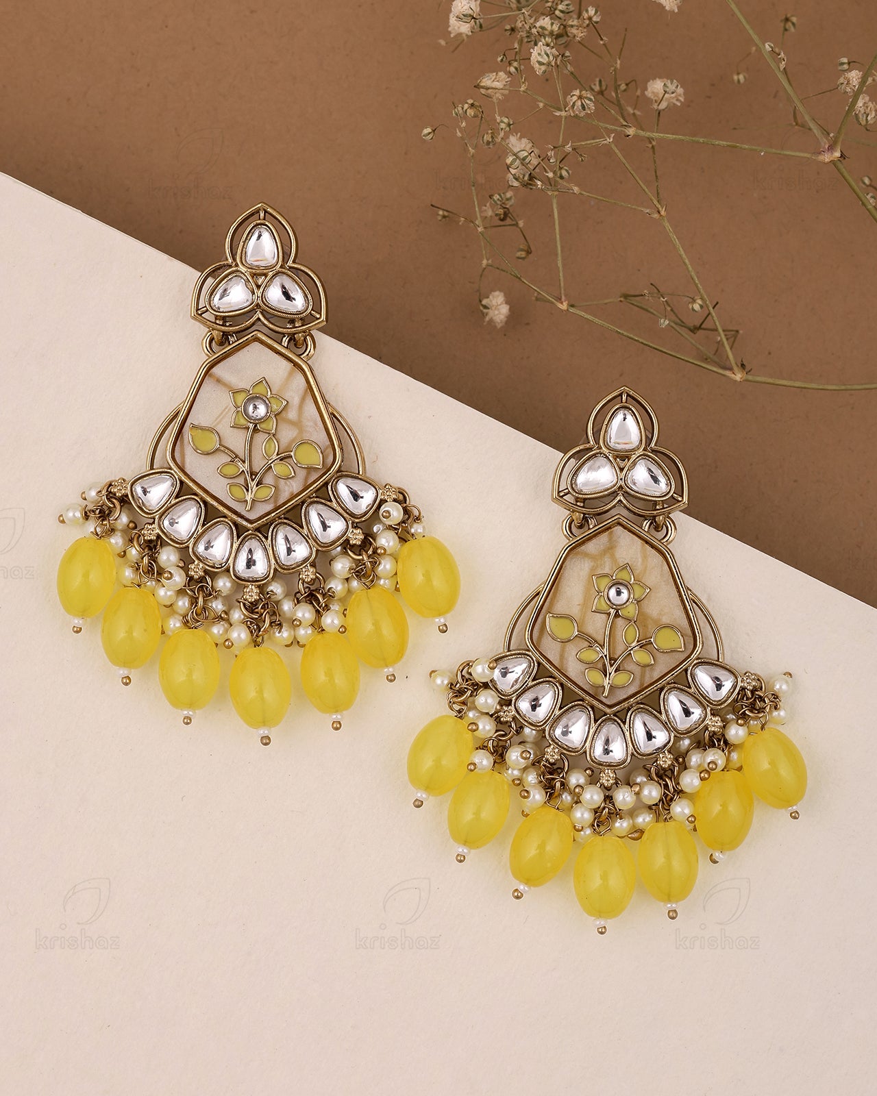 Anaya Kundan Danglers-M