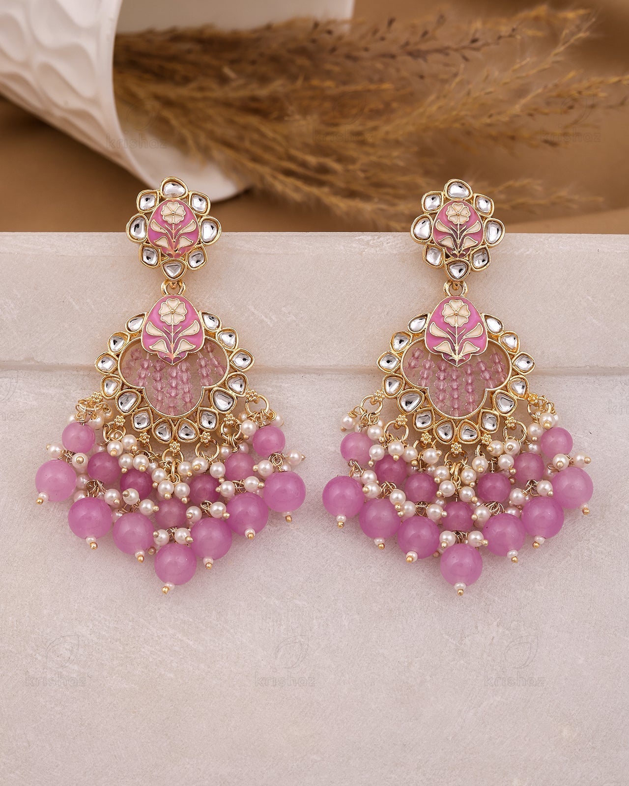 Radha Kundan Danglers