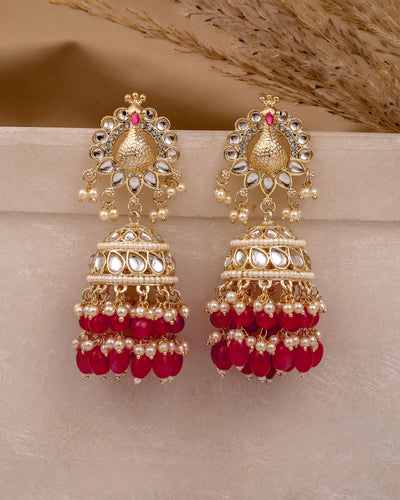 Mayur Kundan Jhumki-M