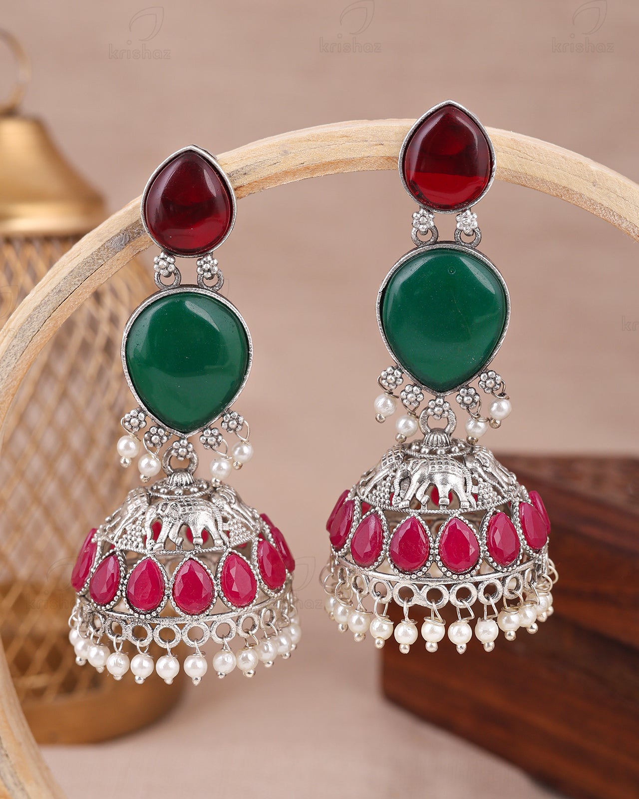 Pragati Jhumki Earrings