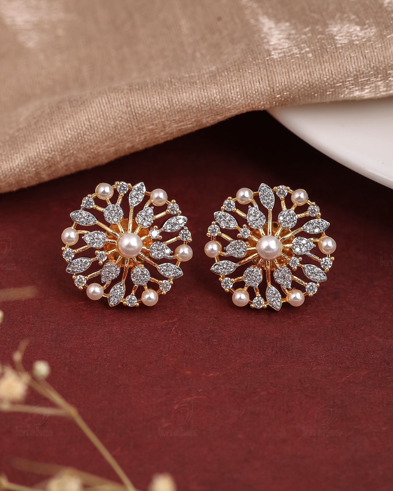 Duke Cz Stud Earrings