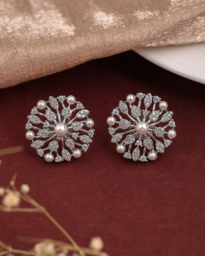 Duke Cz Stud Earrings