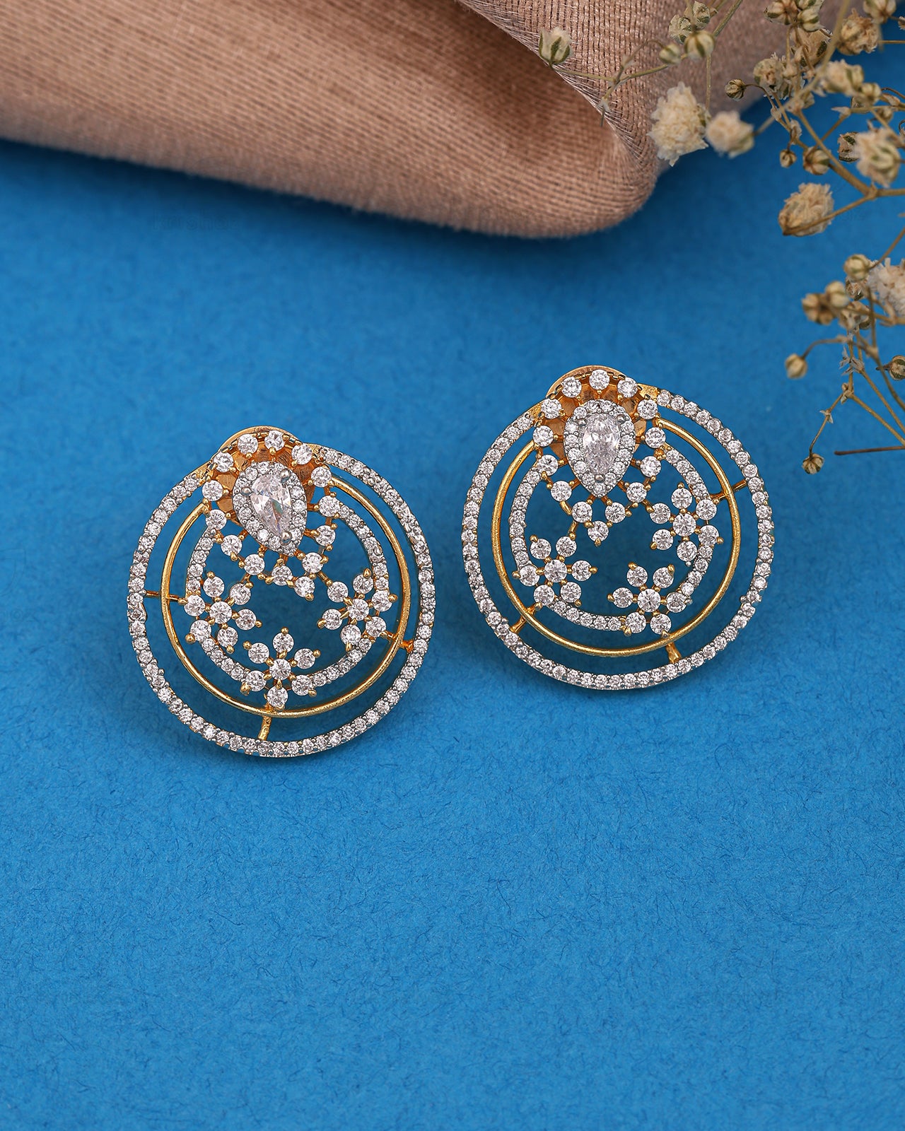 Edward Cz Stud Earrings