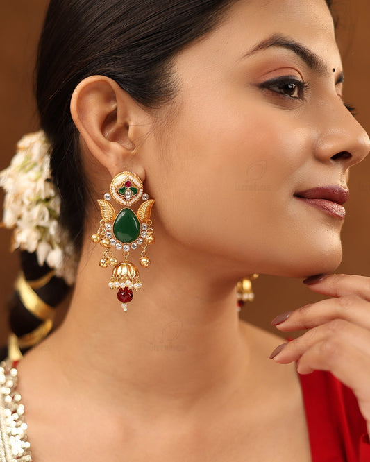 Sreejitha Premium Gold Jhumki