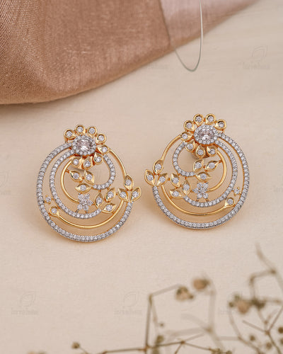 Nicky Cz Stud Earrings