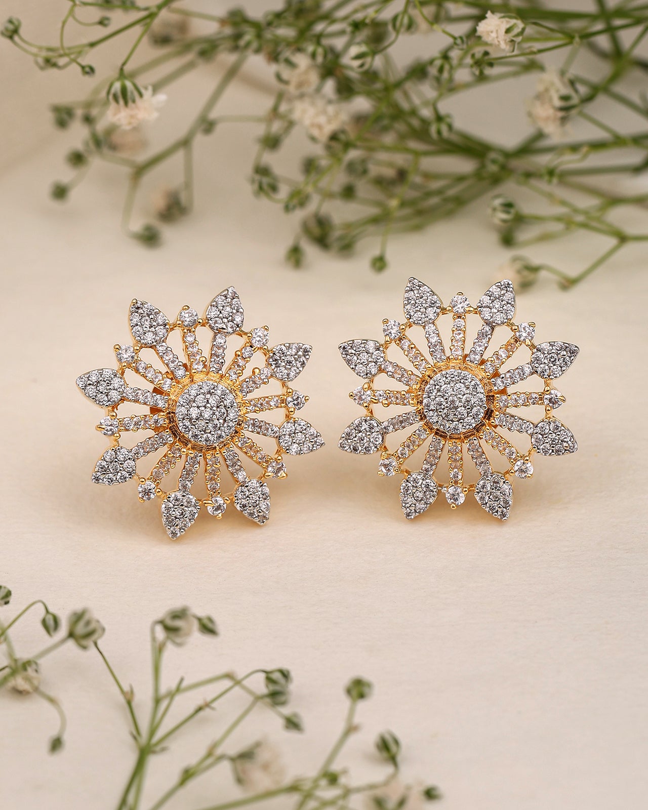 Frances Cz Stud Earrings