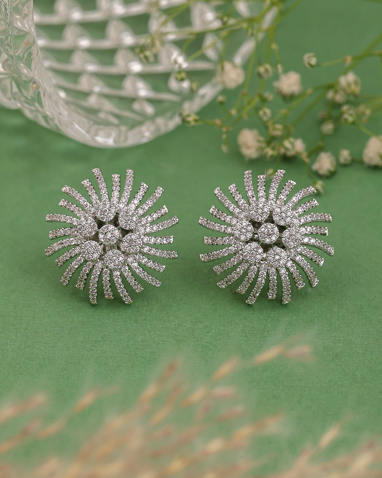 Sunny Cz Stud Earrings