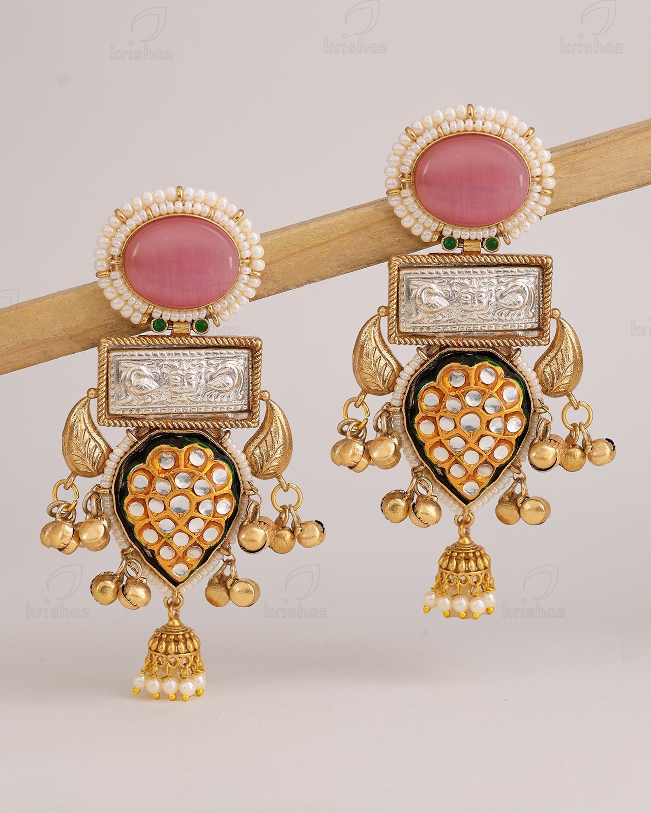 Maitra Premium Gold Dangler