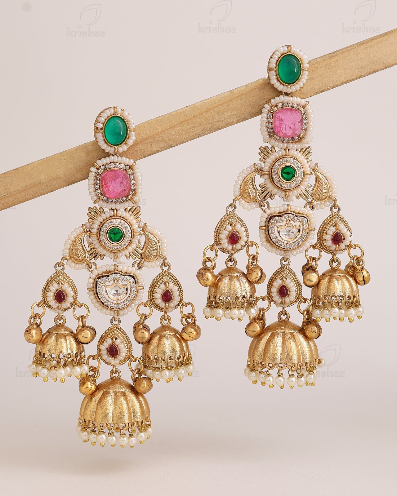 Rajeshwari Premium Gold Jhumki