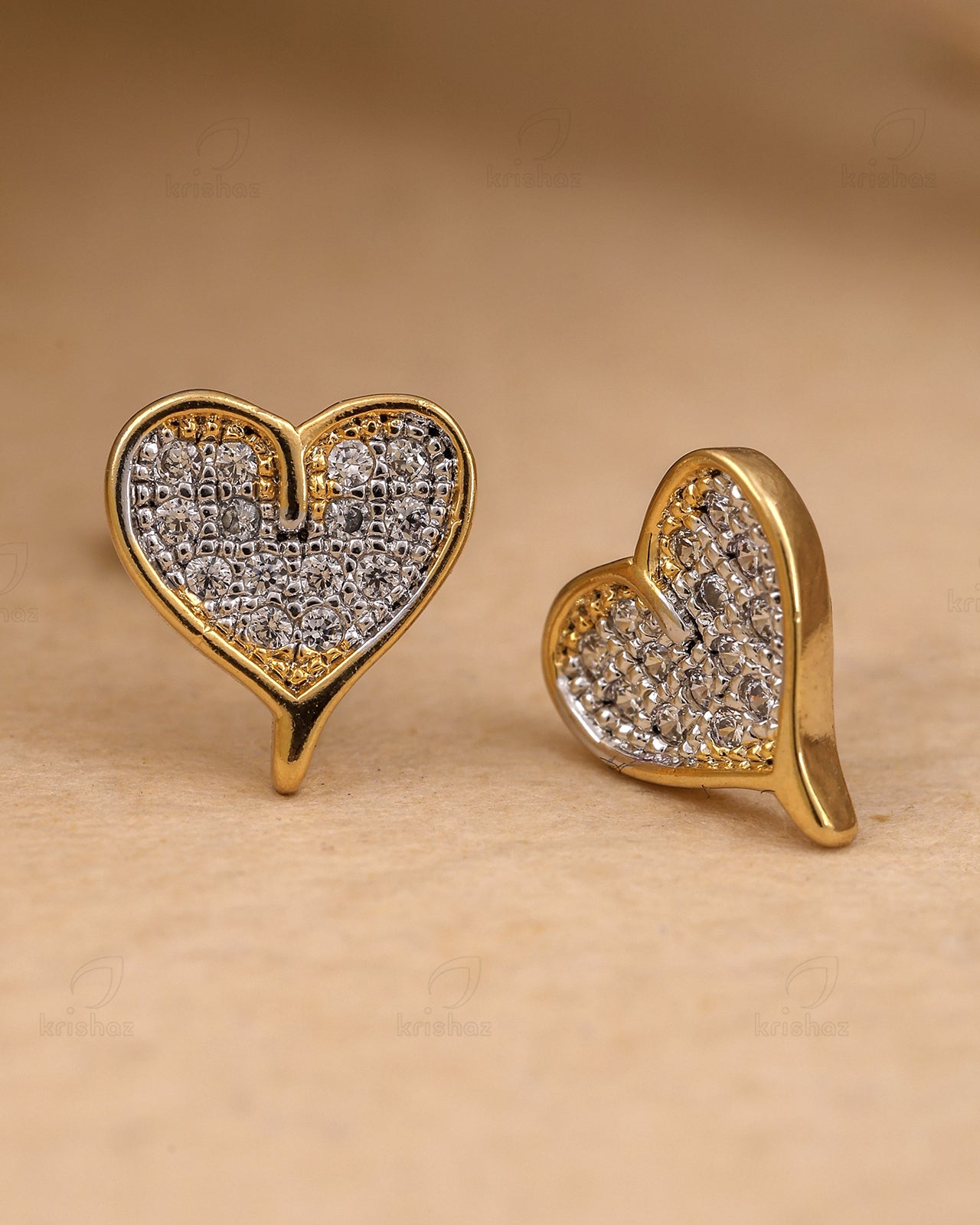 Heart Mini Cz Studs