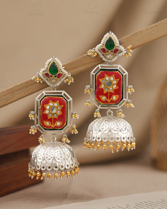 Vrinda Premium Jhumki Earrings
