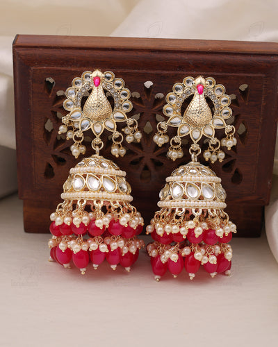 Mayur Kundan Jhumki-M