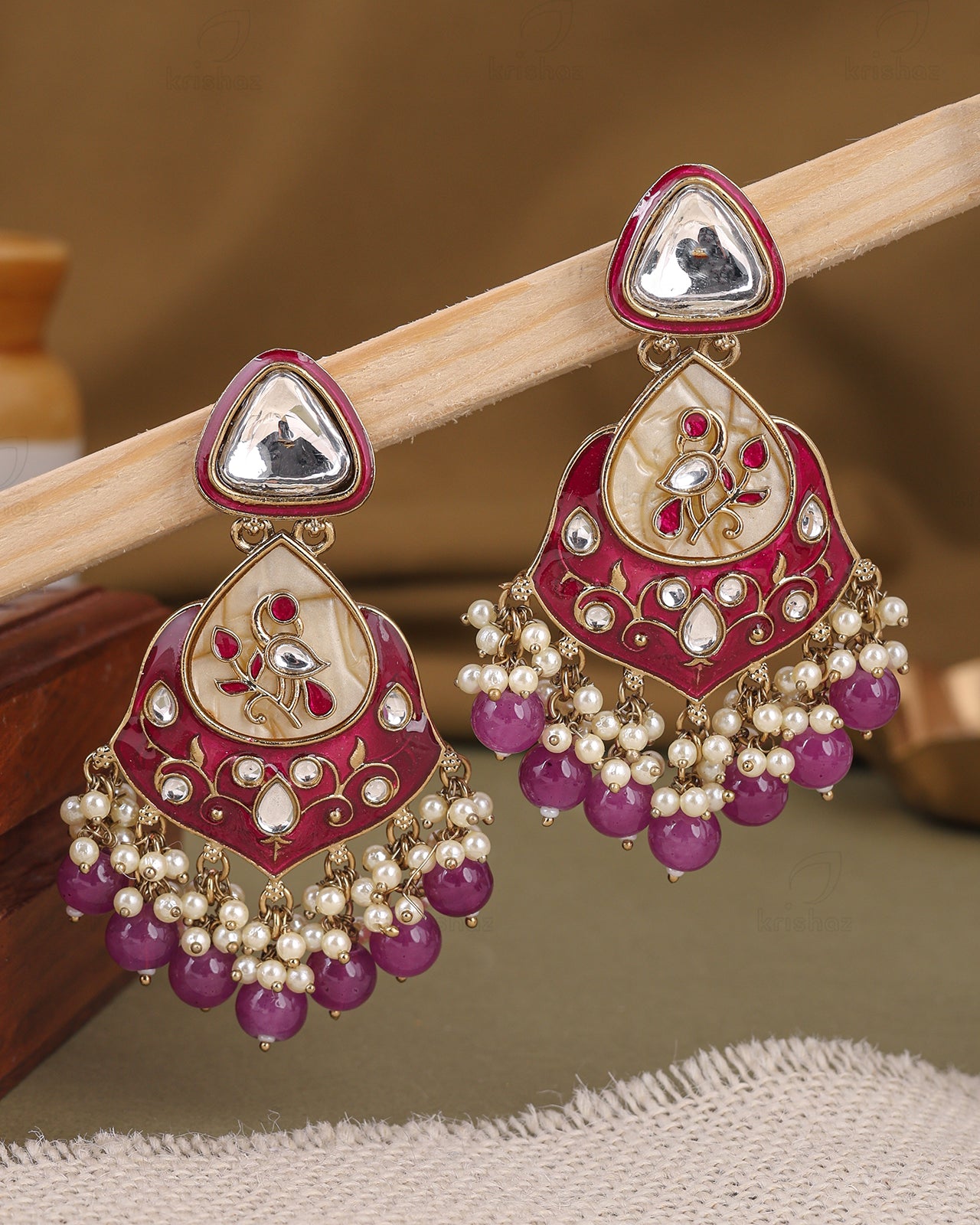 Siddhi Kundan Danglers-M