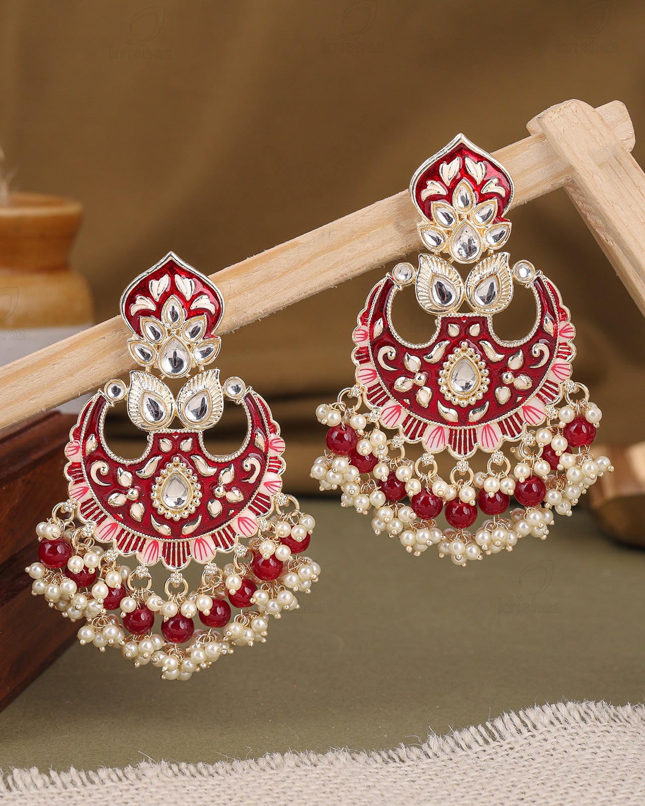 Aashita Kundan Danglers-M