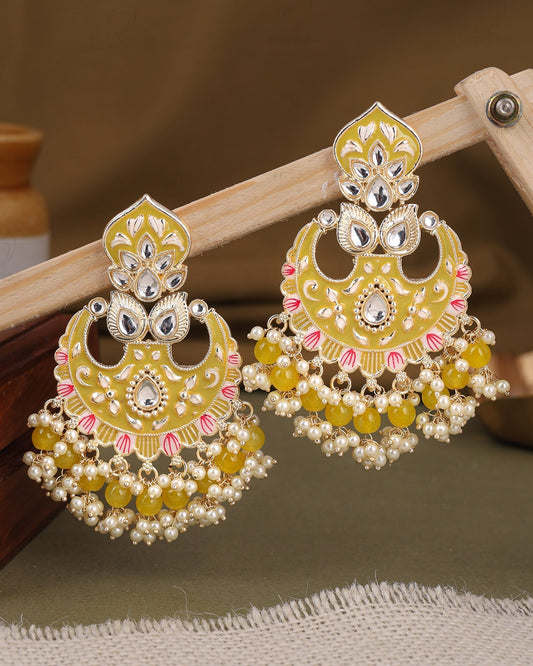Aashita Kundan Dangler Earrings