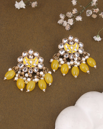 Palak Kundan Studs-M