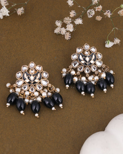 Palak Kundan Studs-M