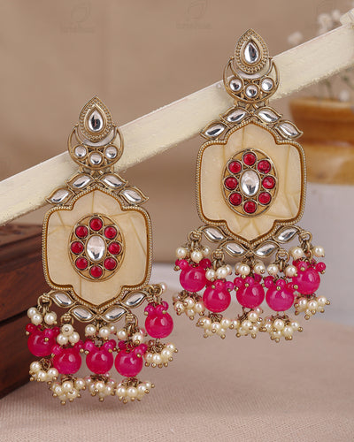 Ravya Kundan Danglers-M