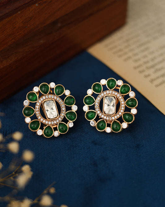 Rubab 22k Gold Plated Studs