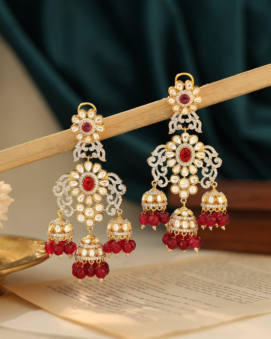 Preet 22k Gold Plated Danglers