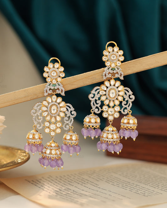 Preet 22k Gold Plated Danglers