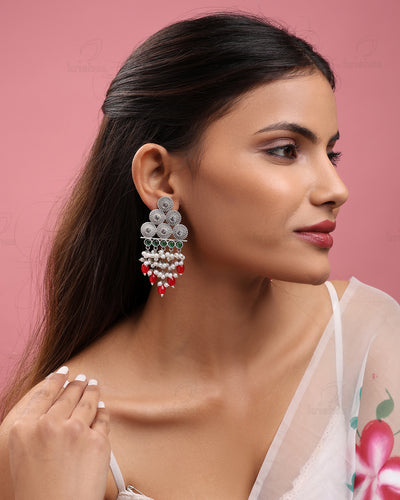 Trishna Ethnic Dangler Earrings