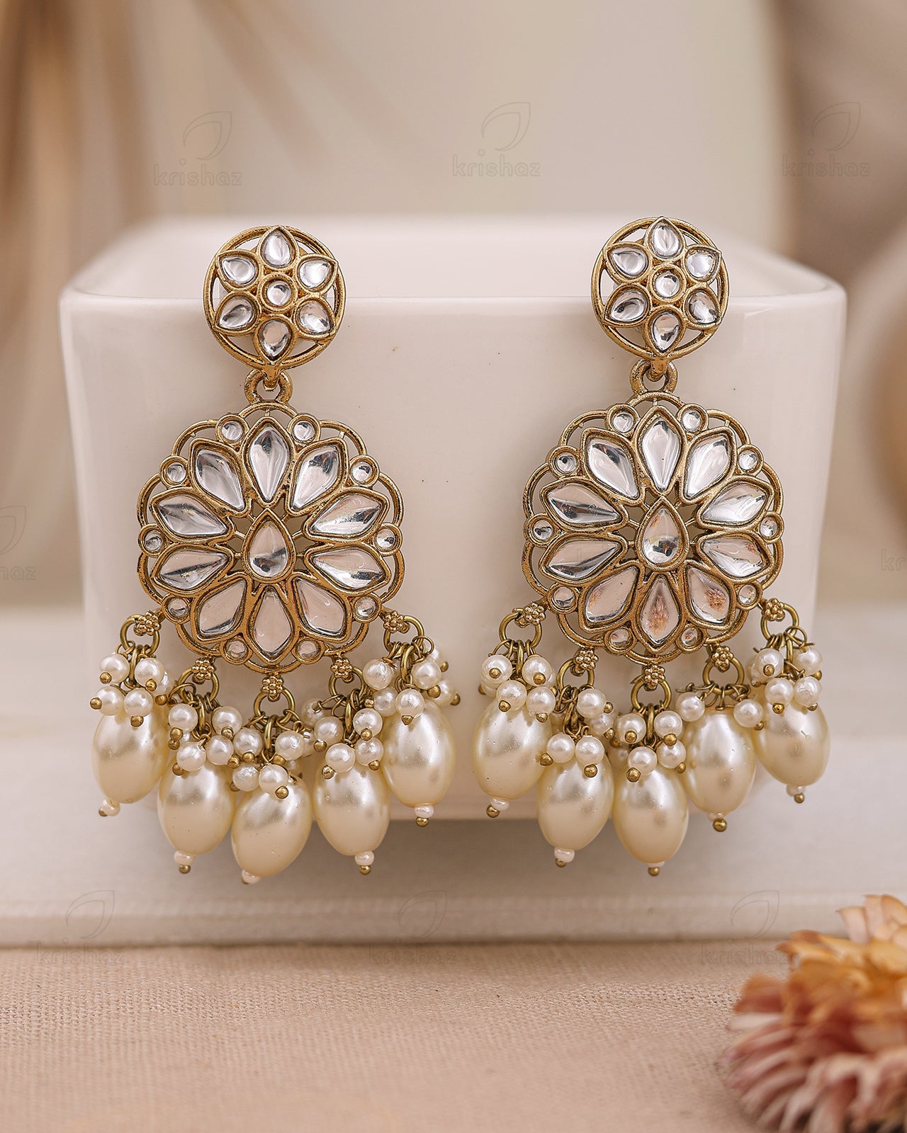 Krupa Kundan Danglers-M