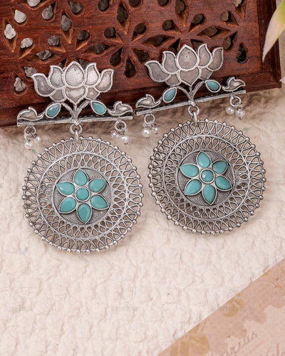 Lotus Dangler Earring