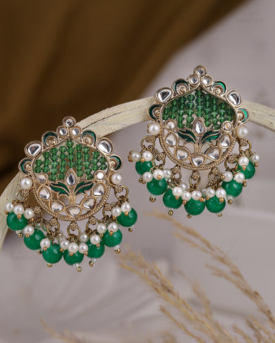 Usha Kundan Studs-M