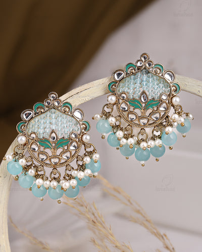 Usha Kundan Studs-M