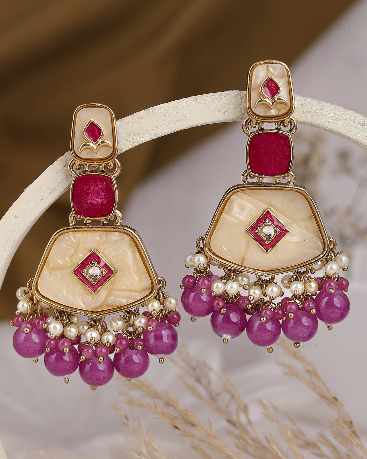 Roopam Kundan Danglers-M