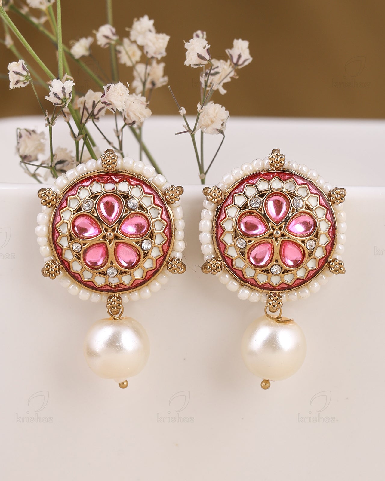 Vinita Kundan Studs-M