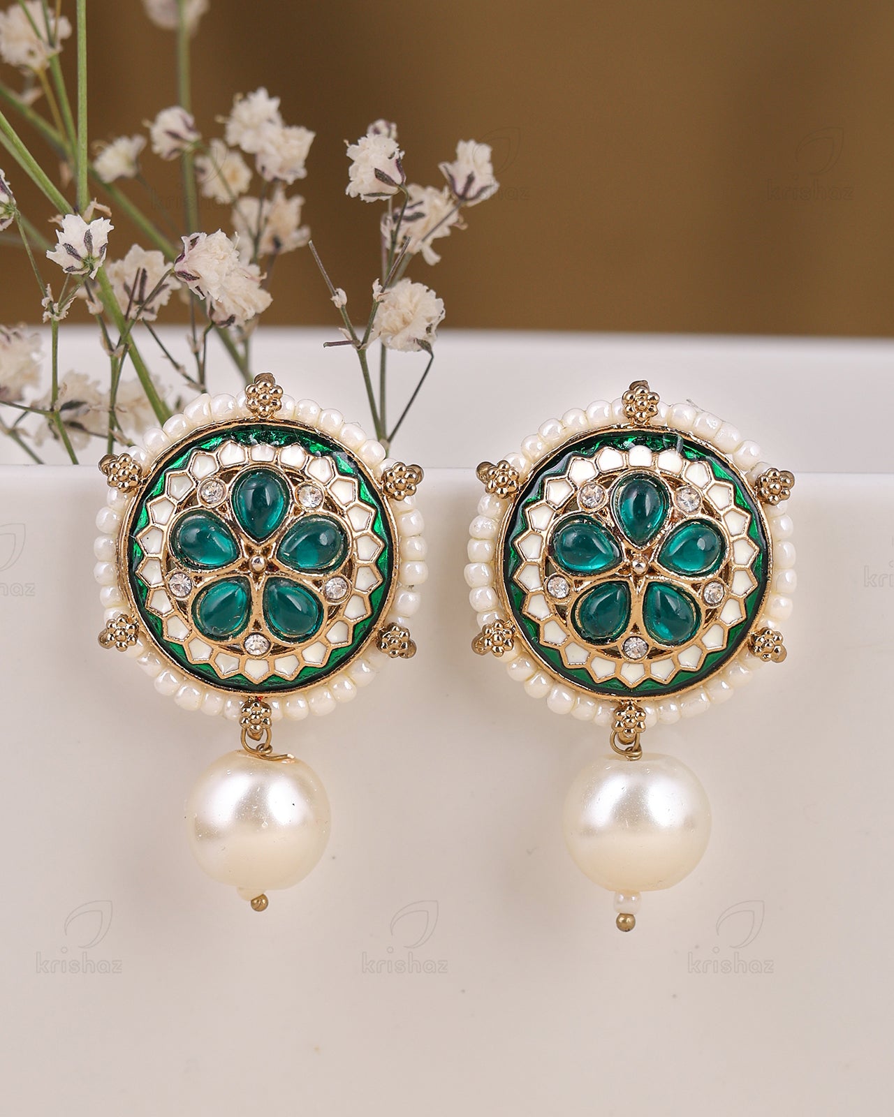 Vinita Kundan Studs-M