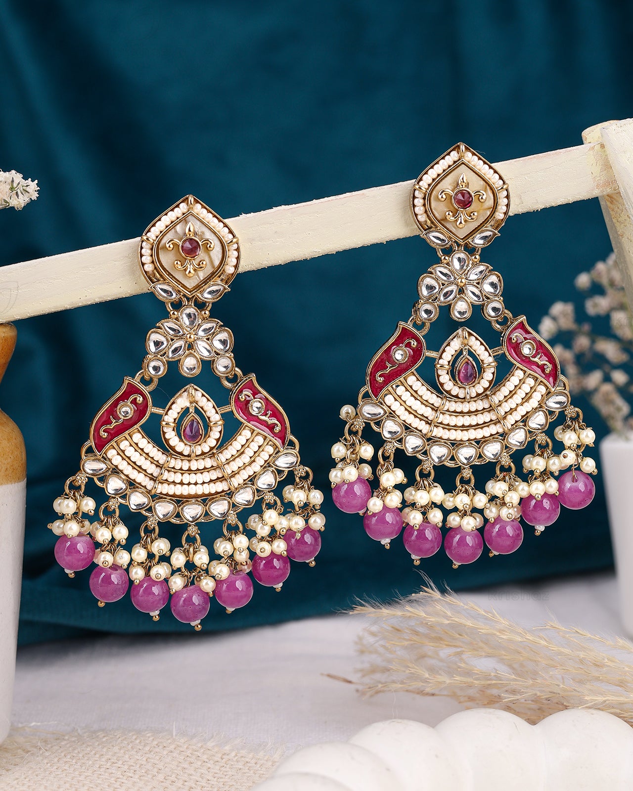 Lavina Kundan Danglers-M