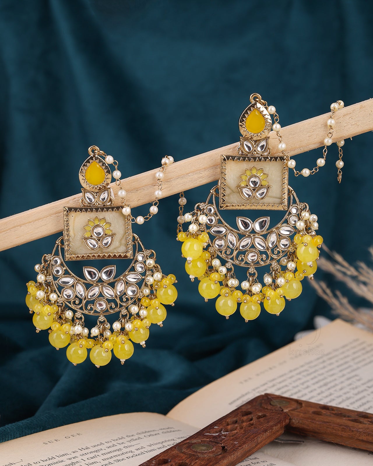 Anuradha Kundan Dangler With Earchain-M