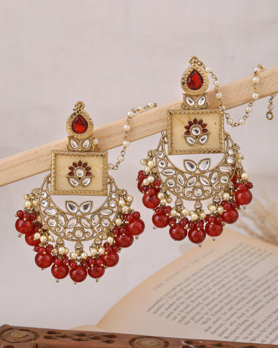 Anuradha Kundan Dangler With Earchain-M