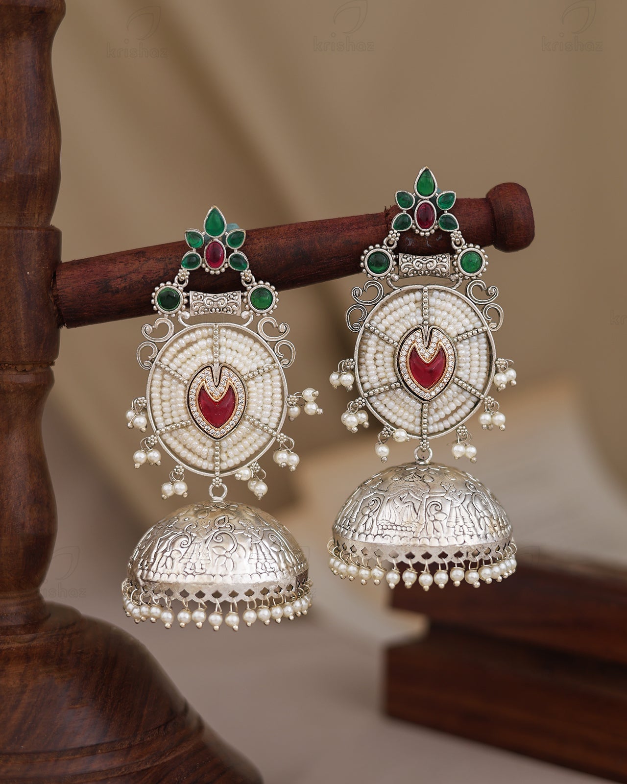 Jayshree Big Jhumka Earrings