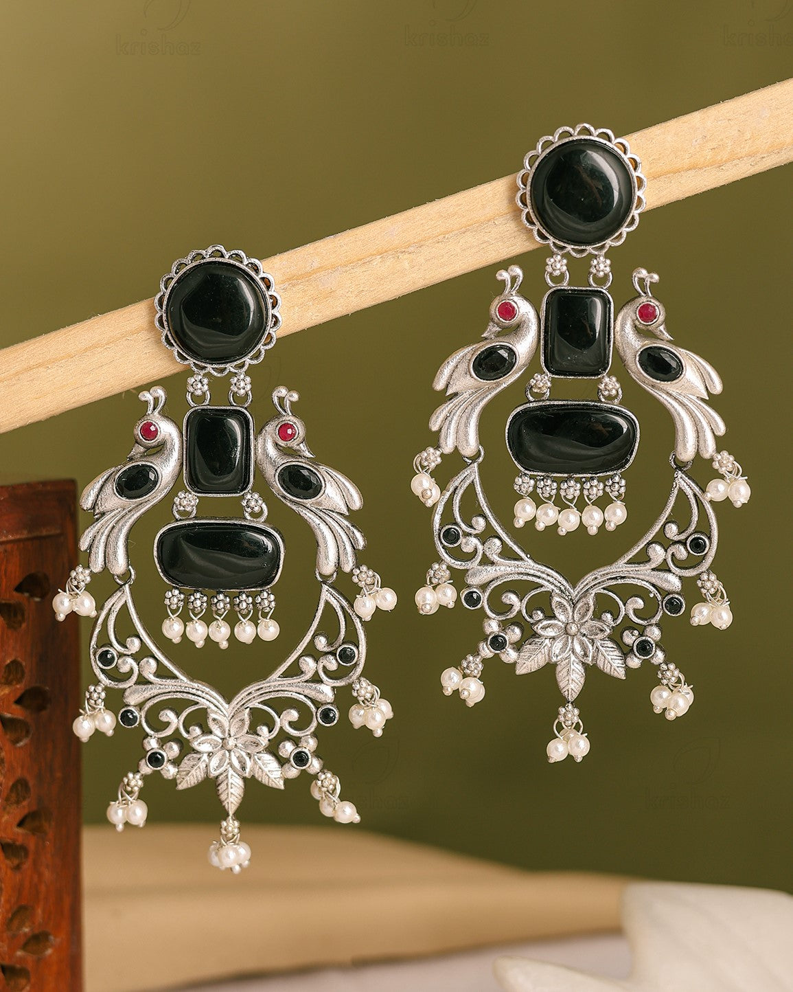 Pushpa Dangler Earrings