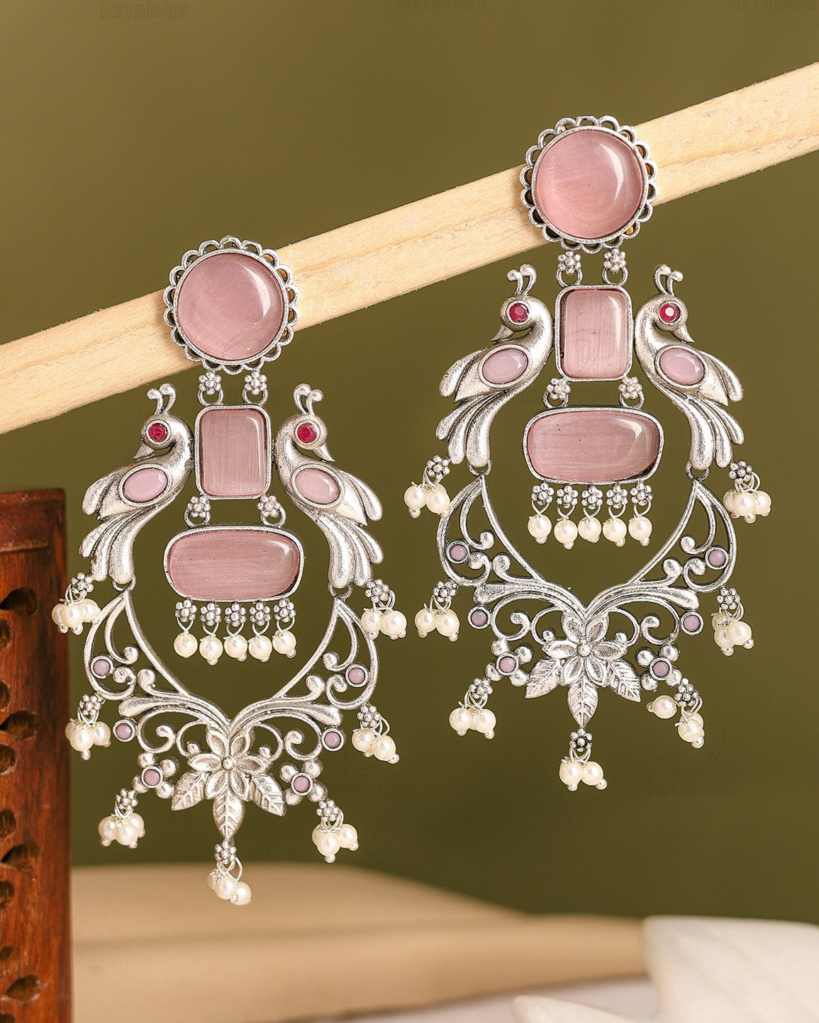 Pushpa Dangler Earrings