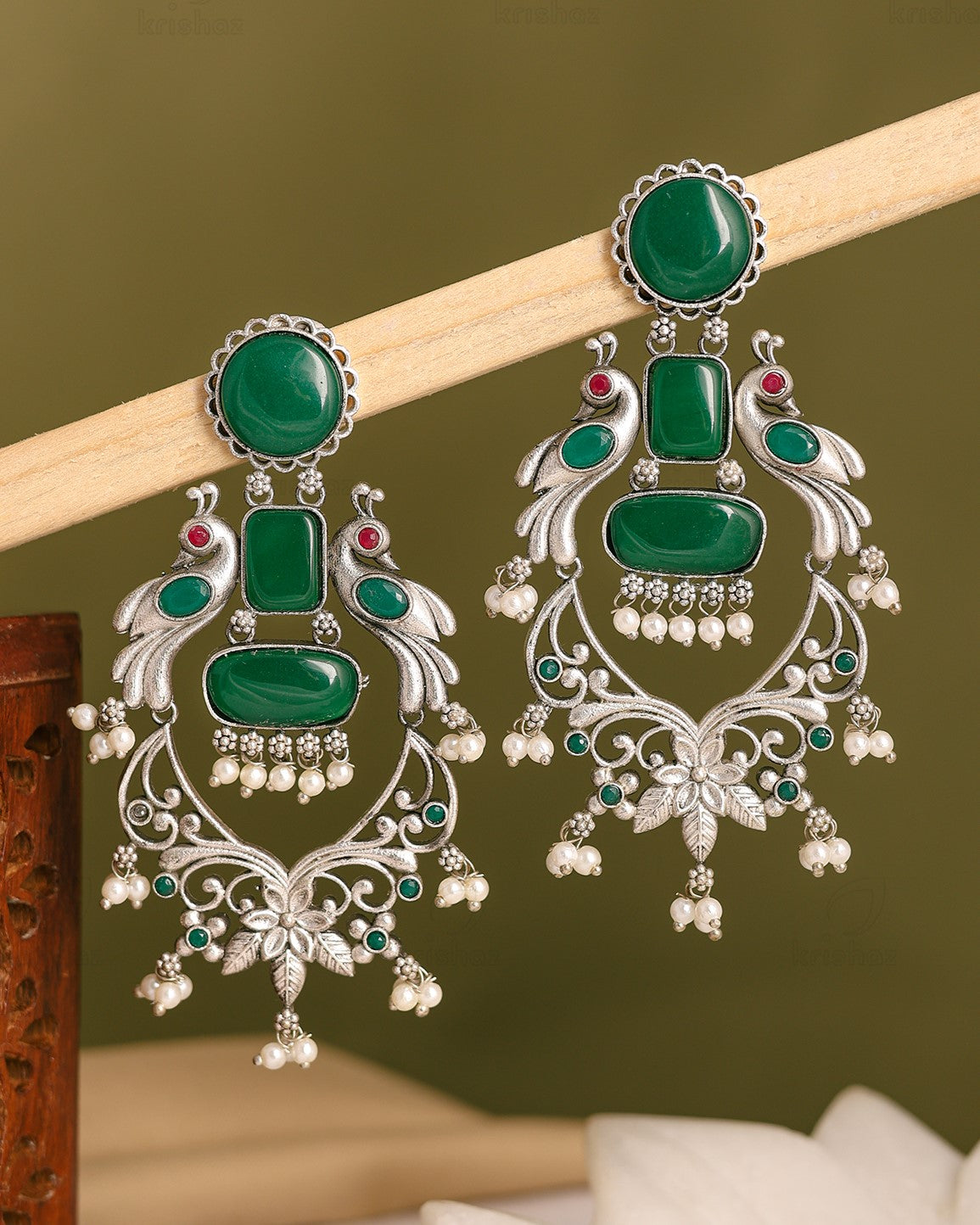 Pushpa Dangler Earrings