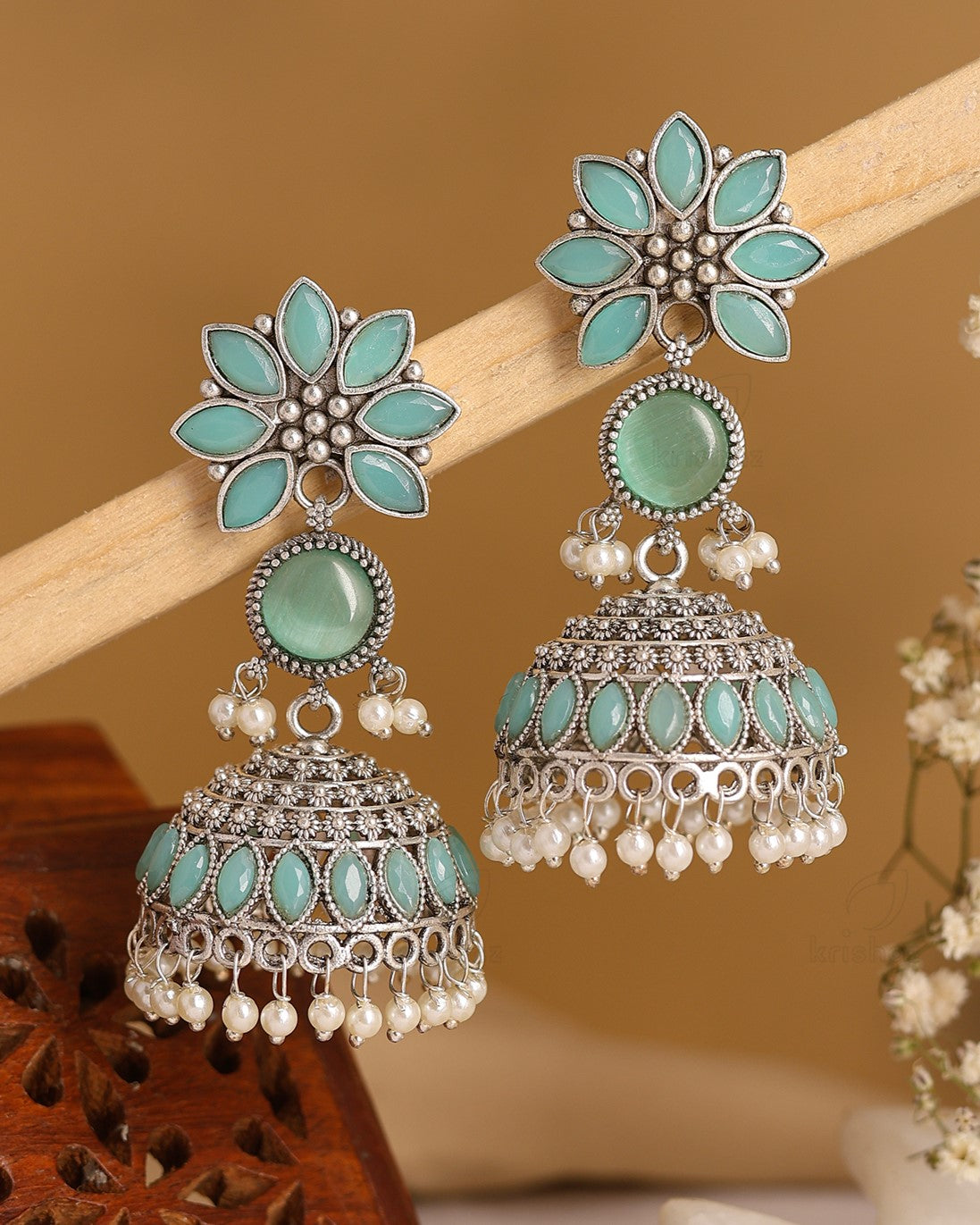 Reshma Jhumki Earrings - wxo