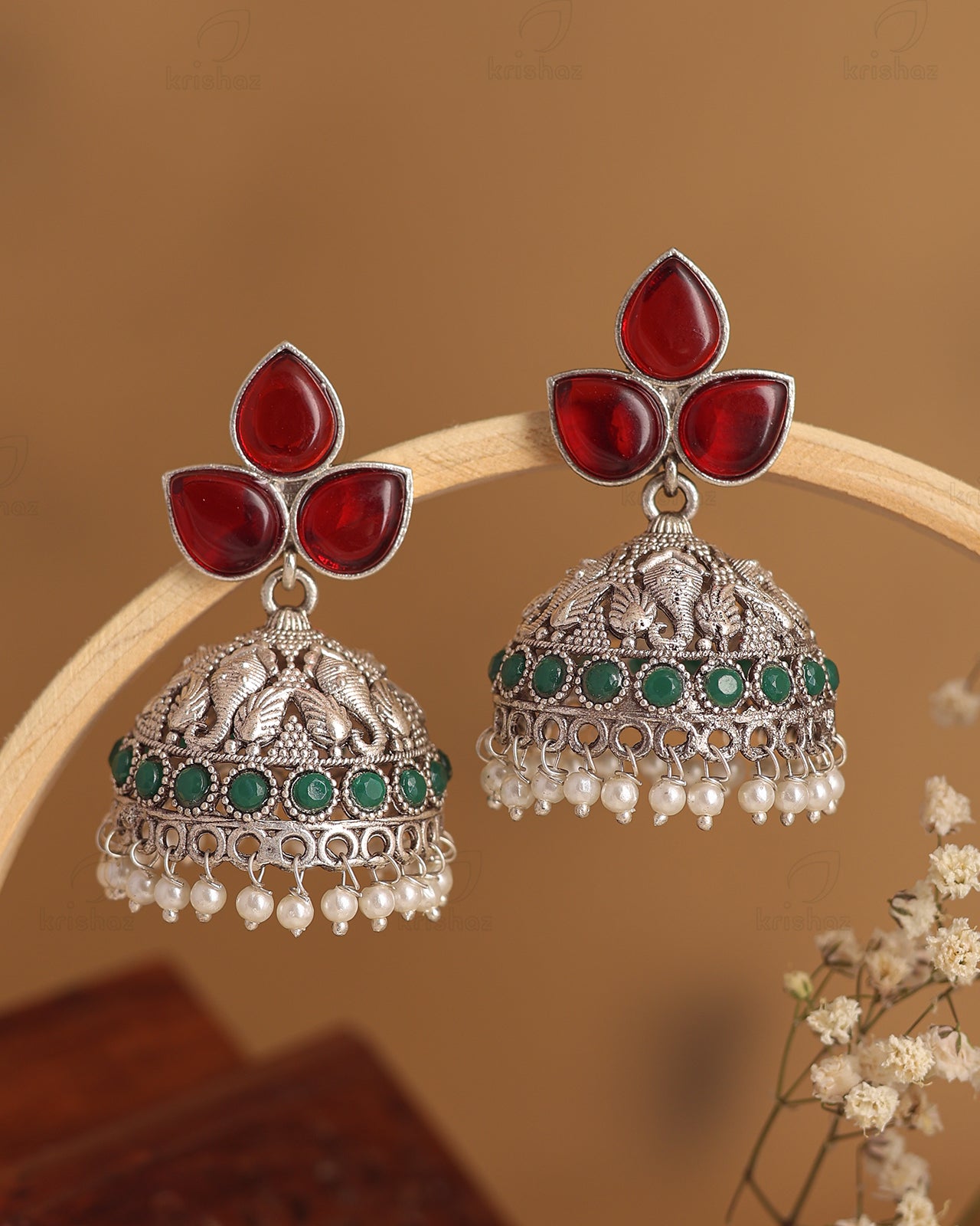 Mayuksh Jhumki Earrings - wxo