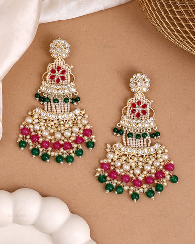 Aaradhya Kundan Danglers-M