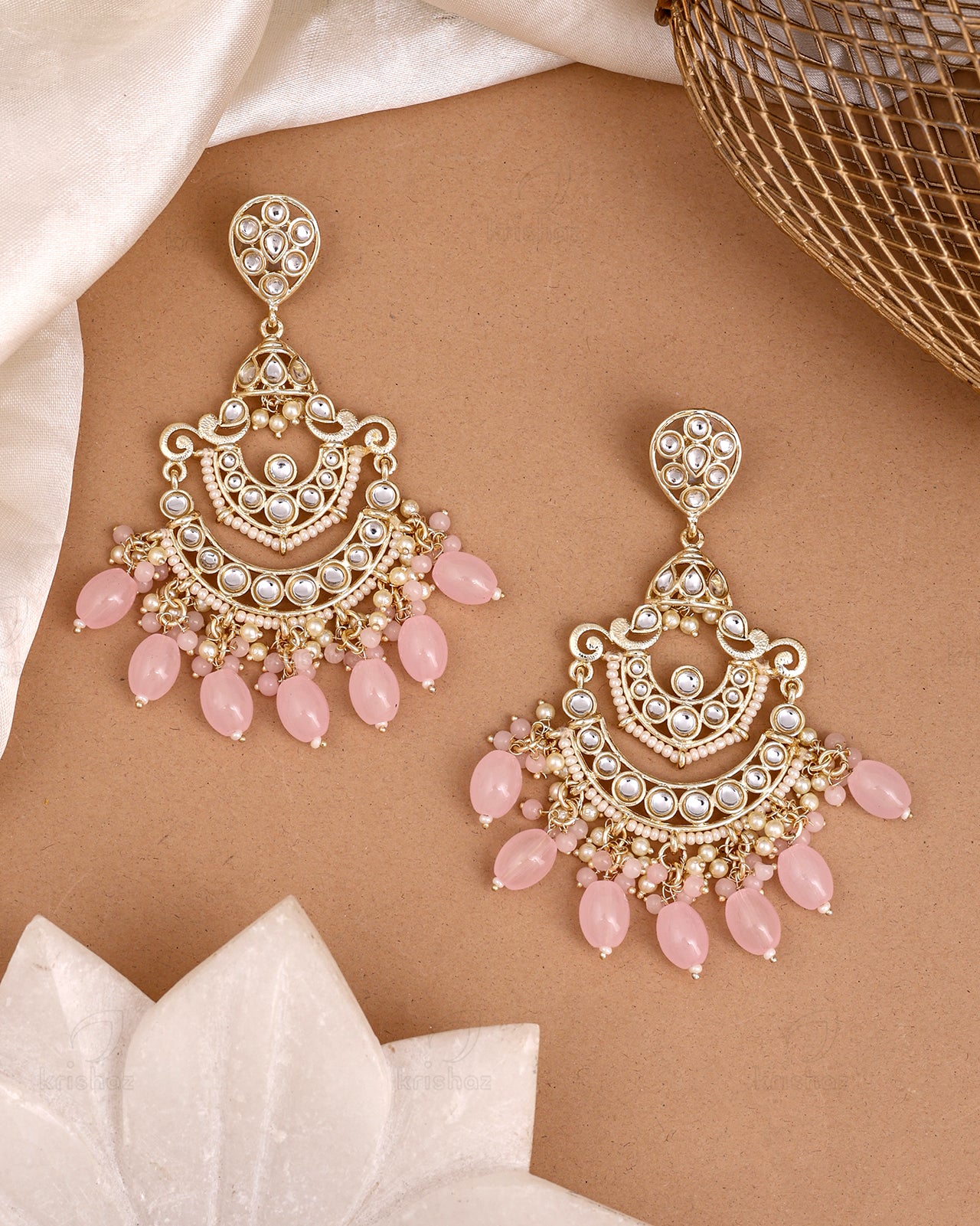 Diya Kundan Danglers-M