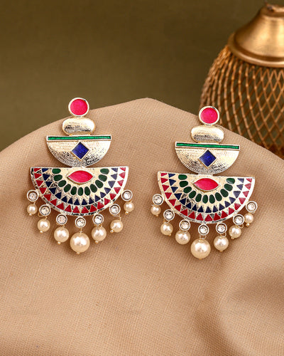 Shimpy Kundan Danglers-M