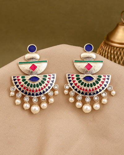 Shimpy Kundan Danglers-M